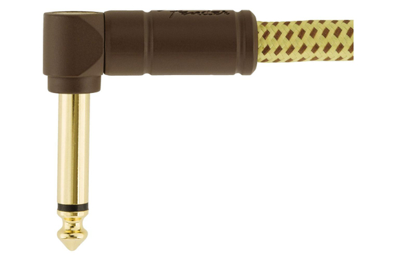 Fender Deluxe Series Cable Angled 3m Tweed image 3