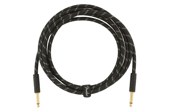 Fender Deluxe Series Cable Straight 3m Black Tweed image 3