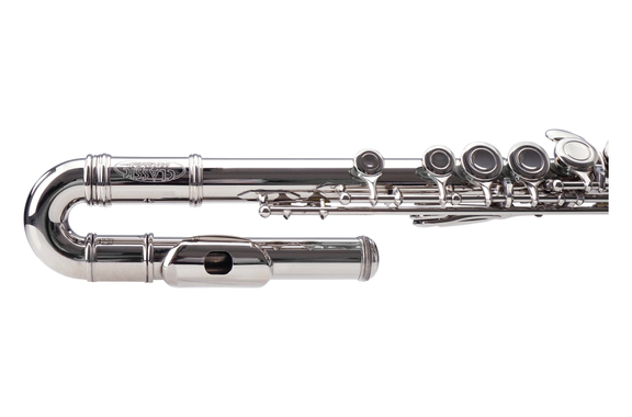 Classic Cantabile FL-100J Dwarsfluit Neusilber Set image 3