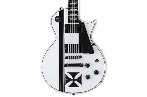 ESP LTD James Hetfield Iron Cross SW Snow White image 3
