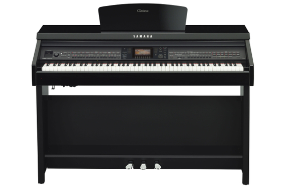 Yamaha CVP-701 PE Clavinova Digitalpiano Schwarz Hochglanz SET inkl. Bank + Kopfhörer + Klavierschule image 3