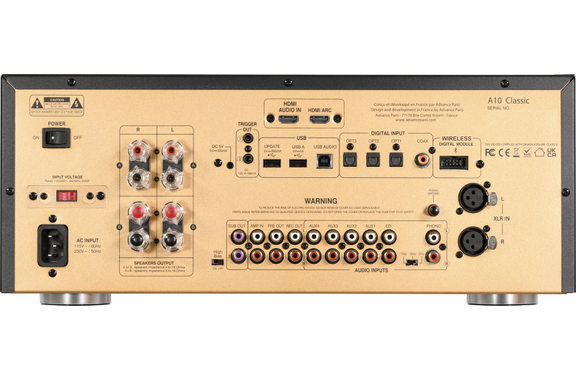Advance Paris A10 Classic HiFi Amplificateur Hybride à Tubes image 3