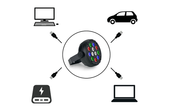 Showlite PL-12 USB-PAR12 Partyspot image 3