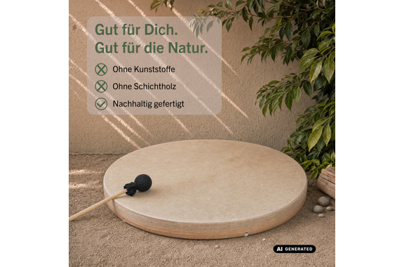 Classic Cantabile FD-24 Ethnic Frame Drum Stembaar 24" - Retour (Staat: Zeer Goed) image 3