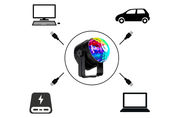 Showlite PBM-5 Mini-Party-Ball image 3