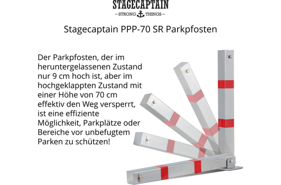 Stagecaptain PPP-70 SR Parkpfosten 6x Set image 3