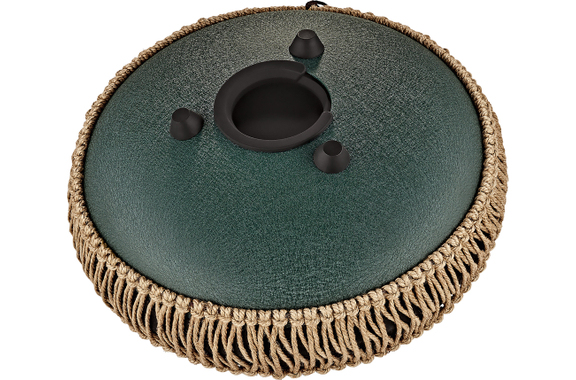 Meinl Sonic Energy MOSTD4DG Medium Octave Steel Tongue Drum Verde Scuro F# Minore image 3