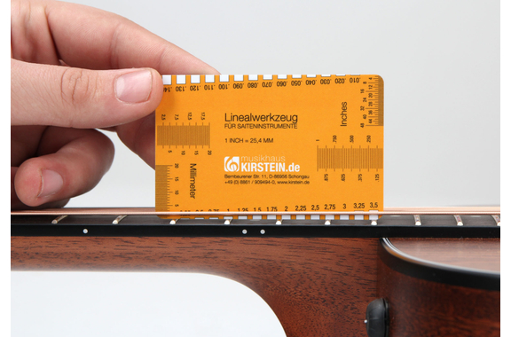 Kirstein Linealwerkzeug für Saiteninstrumente String Action Ruler image 3