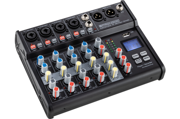Pronomic B-603 Mini-Mixer mit Bluetooth und USB-Recording image 3