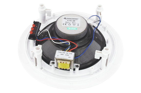 Omnitronic CS-8 Deckenlautsprecher Weiß image 3