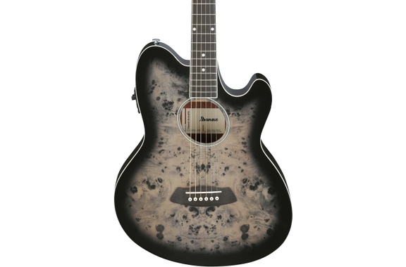 Ibanez TCY10PA-CBS Westerngitaar Transparent Brown Black Burst High Gloss image 3