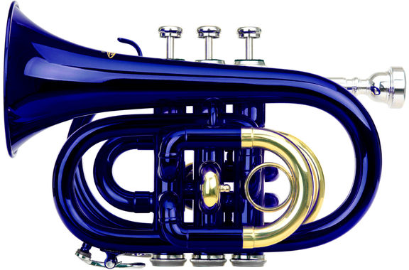 Classic Cantabile TT-400 Bb Pocket Trumpet Azul Set Inicial image 3