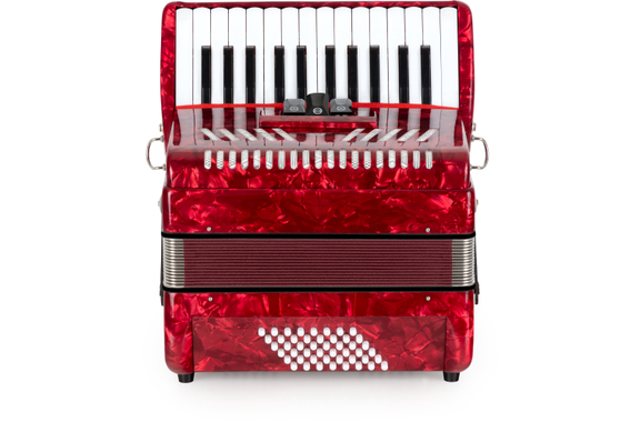 Acordeón Classic Cantabile 48 Bajos "Secondo V" Rojo image 3