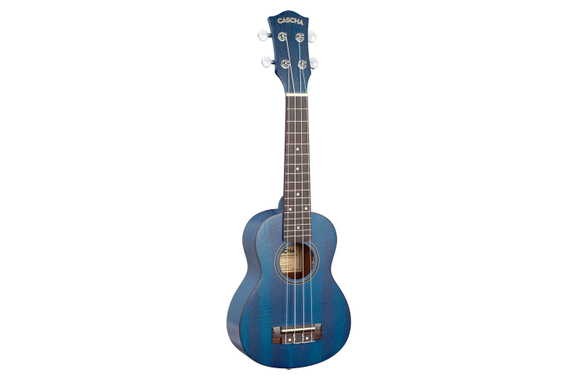 Cascha 2266 Premium Mahogany Soprano Ukulele Bundle Blue image 3