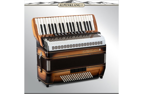 Alpenklang Pro Acordeón IV 96 CM Oliva image 3