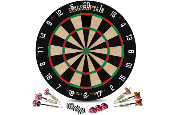 Stagecaptain DBS-1715C BullsEye Champion Dianas de Dardos + Set de Soporte Oro image 3
