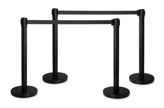Stagecaptain PLS-200B Absperrständer Personenleitsystem schwarz 4x Set  - Retoure (Verpackungsschaden) image 3