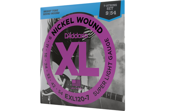D'Addario EXL120-7 Super Light image 3
