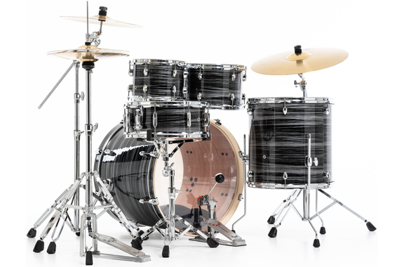 Pearl Export EXX725SNBR/C778 Drumkit Graphite Silver Twist Set mit Taschen image 3