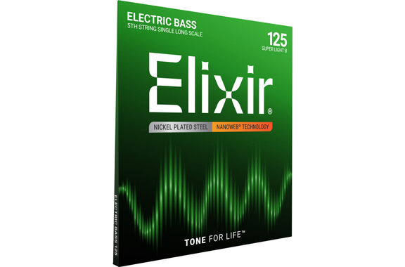Elixir 15425 Corde Simple Pour Basse Électrique Nanoweb Long Scale 125 image 3
