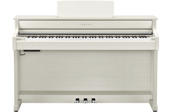 Yamaha CLP-835 WB Digitalpiano Betulla Bianca Set image 3