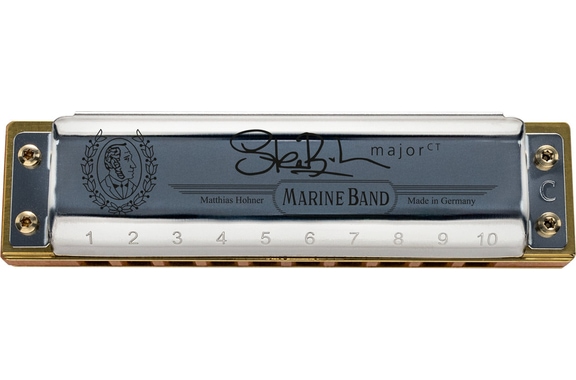 Hohner Marine Band Deluxe C Steve Baker Signature Armonica image 3