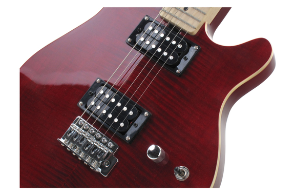 Rocktile Pro MM150-TR Guitare Électrique Transparent Rouge image 3
