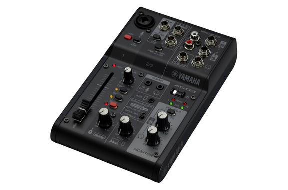 Yamaha AG03 MK2 USB-Audiointerface Schwarz image 3