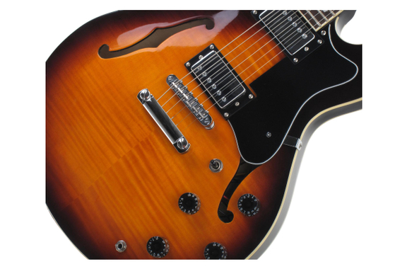 Rocktile Pro HB100-SB Electric Guitar Vintage Sunburst image 3