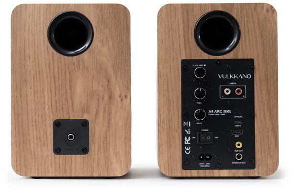 Vulkkano A4 ARC MkII Altavoces Activos Marrón image 3