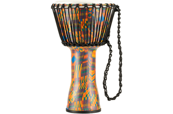Meinl PADJ2-M-F Travel Series African Djembe 10" Kenyan Quilt image 3