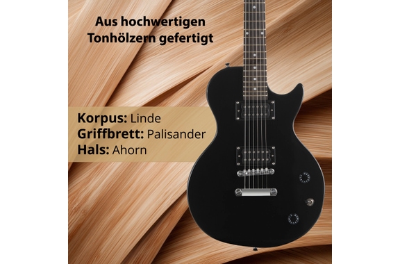 Rocktile L-100 BL E-Gitarre Black image 3