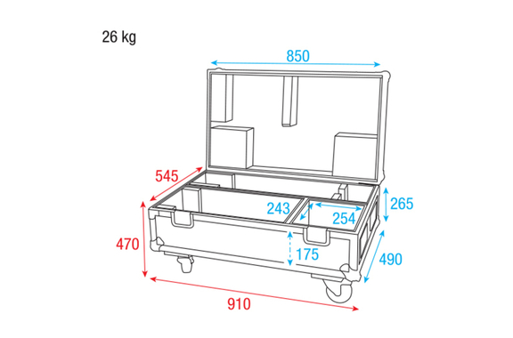 Flightcase Showtec pour Followspot 120 W image 3