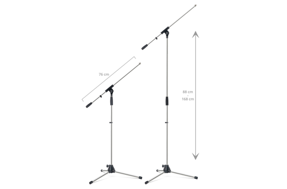 Pronomic Mikrofonständer MS-25C Pro Chrom image 3