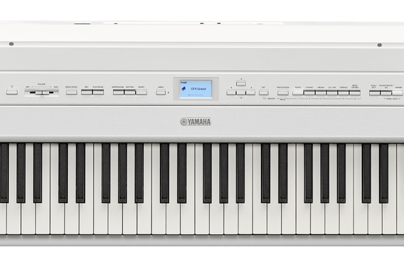 Yamaha P-525WH Stage Piano Weiß Pedal Set image 3