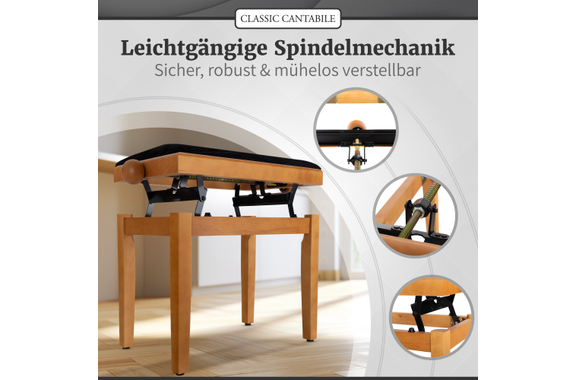 Classic Cantabile SP-316 Stage Piano Home Set Wit image 3