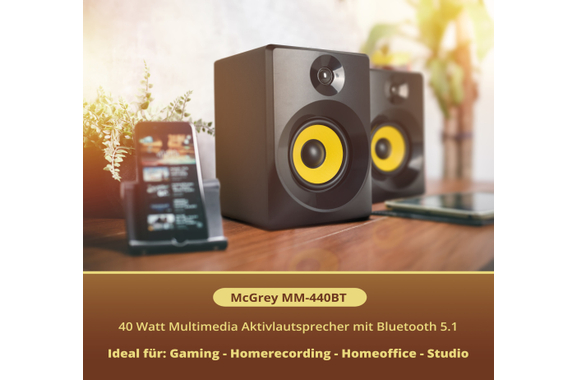 McGrey MM-440BT Multimedia-Aktivlautsprecher  - Retoure (Zustand: gut) image 3
