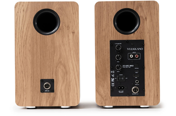 Altavoces Activos Vulkkano A5 ARC MkII Marrón image 3
