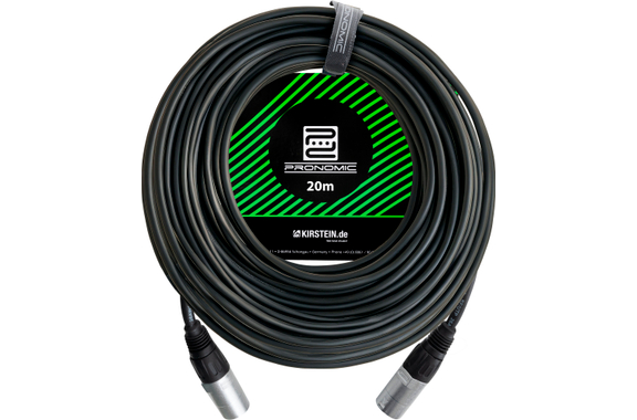 Pronomic ECM-20 BK CAT5e Cavo di Rete 20m + Set Bobina image 3