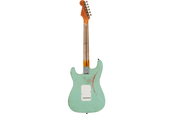 Fender Custom Shop 2024 Collection Time Machine '57 Stratocaster Heavy Relic Aged Surf Green image 3