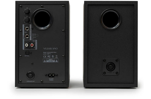 Vulkkano Pro4 Studiomonitore schwarz Stativ Set image 3