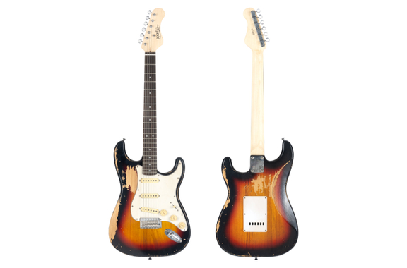 Rocktile Vinstage ST-BBSB E-Gitarre Sunburst  - Retoure (Zustand: sehr gut) image 3