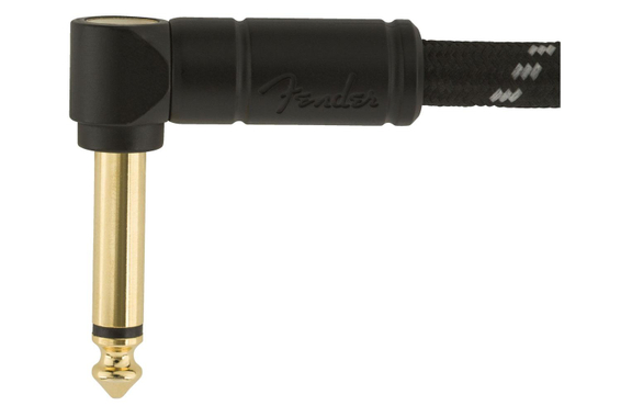 Fender Deluxe Series Cable Angled 5.5m Black Tweed image 3