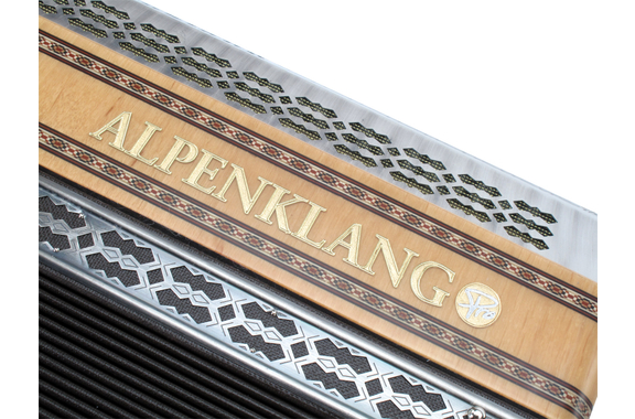 Alpenklang Pro Accordeon III 96 Toets-Steierse Els, witte Balg image 3