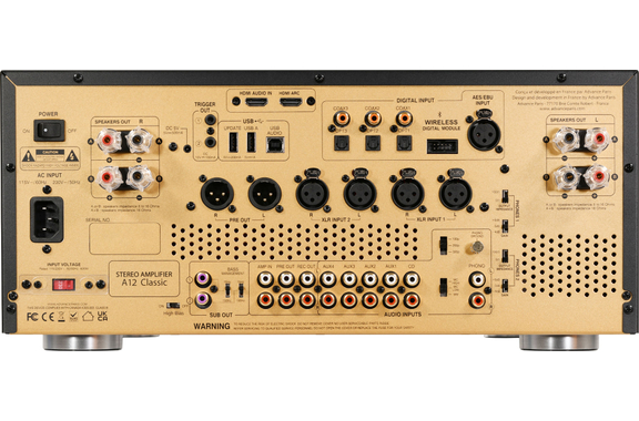 Advance Paris A12 Classic HiFi Buizen-Hybridversterker image 3