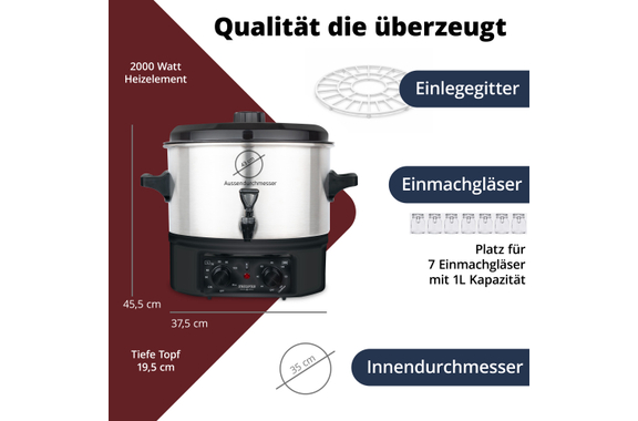 Stagecaptain GWK-16A Glühweikoker image 3