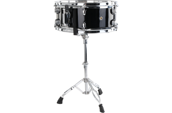 XDrum Semi 22" Standard Drumstel Midnight Black Set incl. Galgenstandaard + Crashbekken image 3