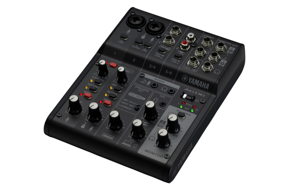 Yamaha AG06 MK2 USB-Audiointerface Schwarz image 3