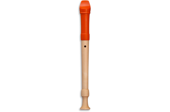 Mollenhauer Fipple "Digi" Soprano Recorder Orange German Set image 3