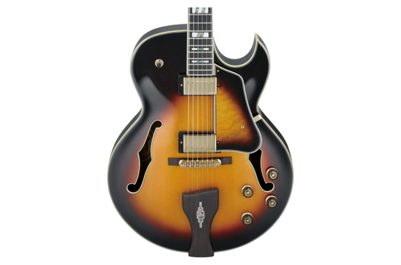 Ibanez LGB30-VYS George Benson Guitare Hollowbody Jaune Vintage Sunburst image 3